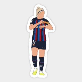 Captain Alexia Putellas Sticker